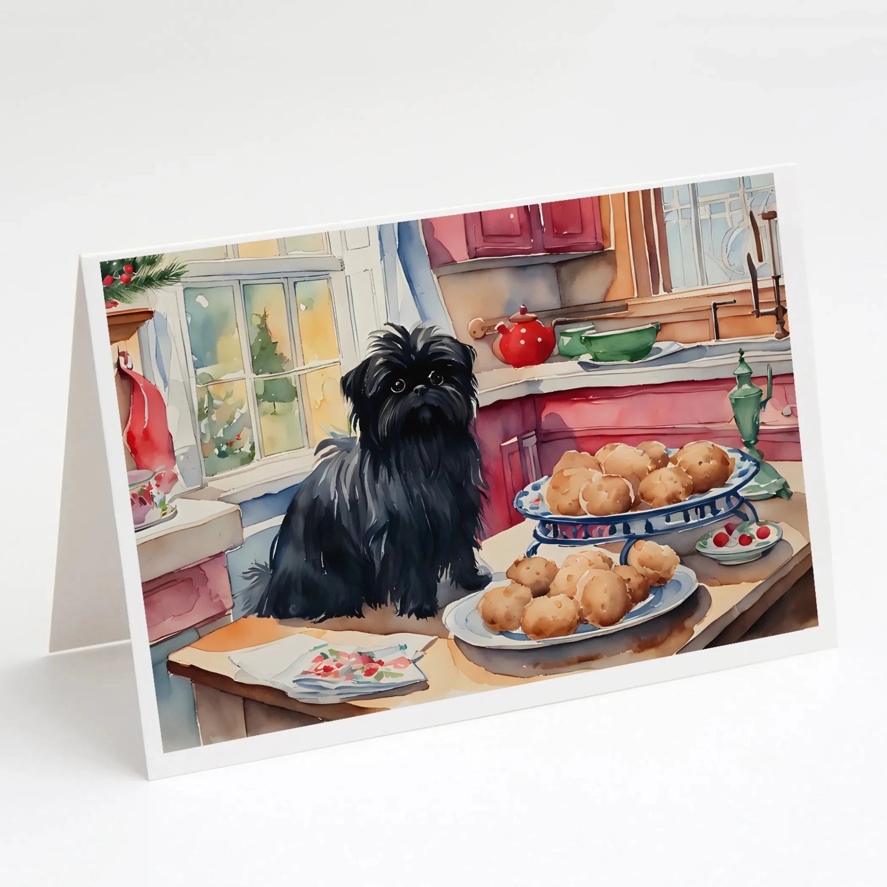 Christmas Cookies Greeting Cards - Size: 5X7 | Pack Of: 8 | Collection name: Christmas cookies-AMAZON FACTORY