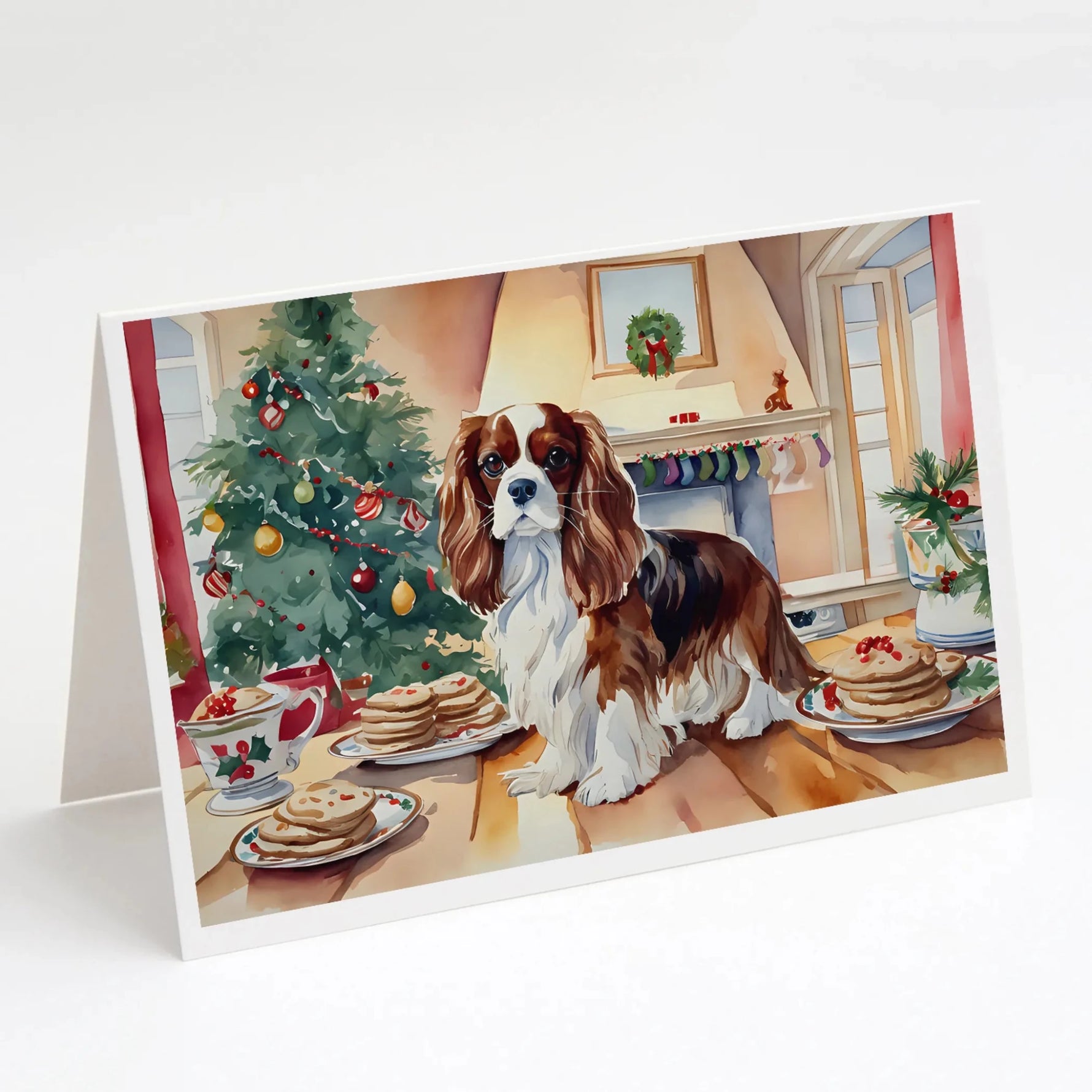 Christmas Cookies Greeting Cards - Size: 5X7 | Pack Of: 8 | Collection name: Christmas cookies-AMAZON FACTORY