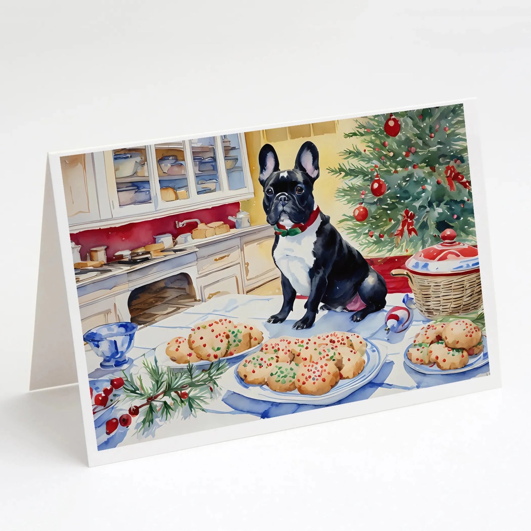 Christmas Cookies Greeting Cards - Size: 5X7 | Pack Of: 8 | Collection name: Christmas cookies-AMAZON FACTORY