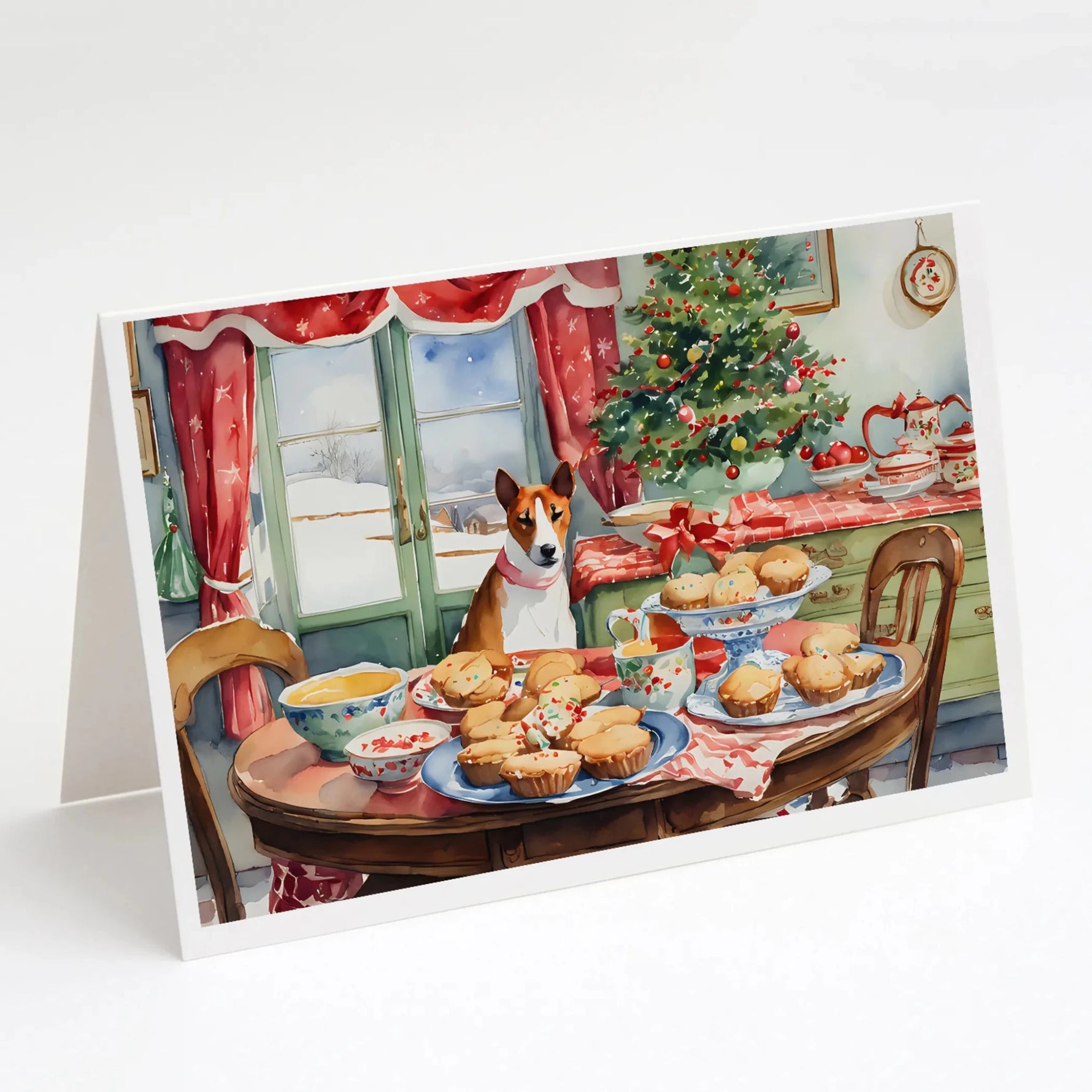 Christmas Cookies Greeting Cards - Size: 5X7 | Pack Of: 8 | Collection name: Christmas cookies-AMAZON FACTORY