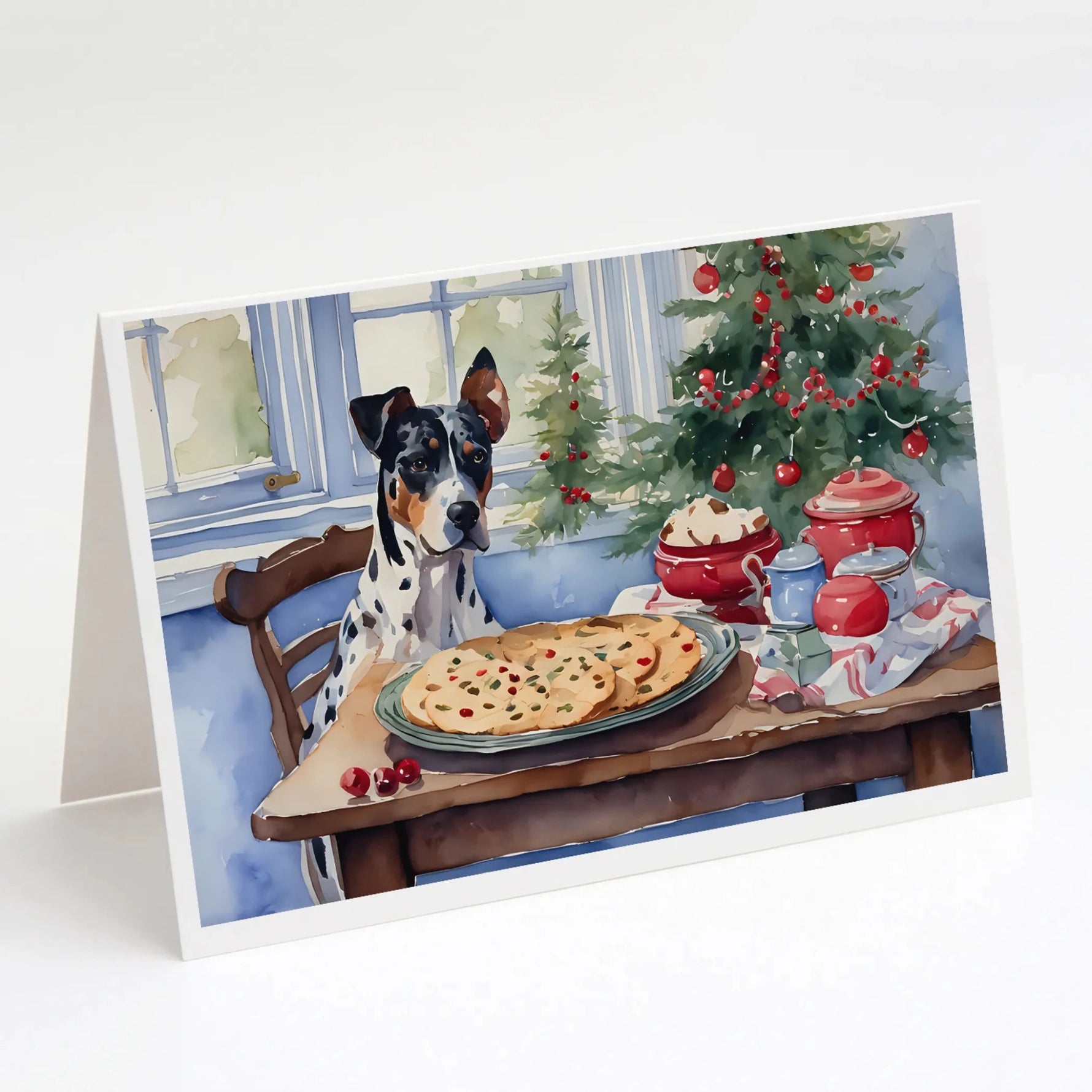 Christmas Cookies Greeting Cards - Size: 5X7 | Pack Of: 8 | Collection name: Christmas cookies-AMAZON FACTORY