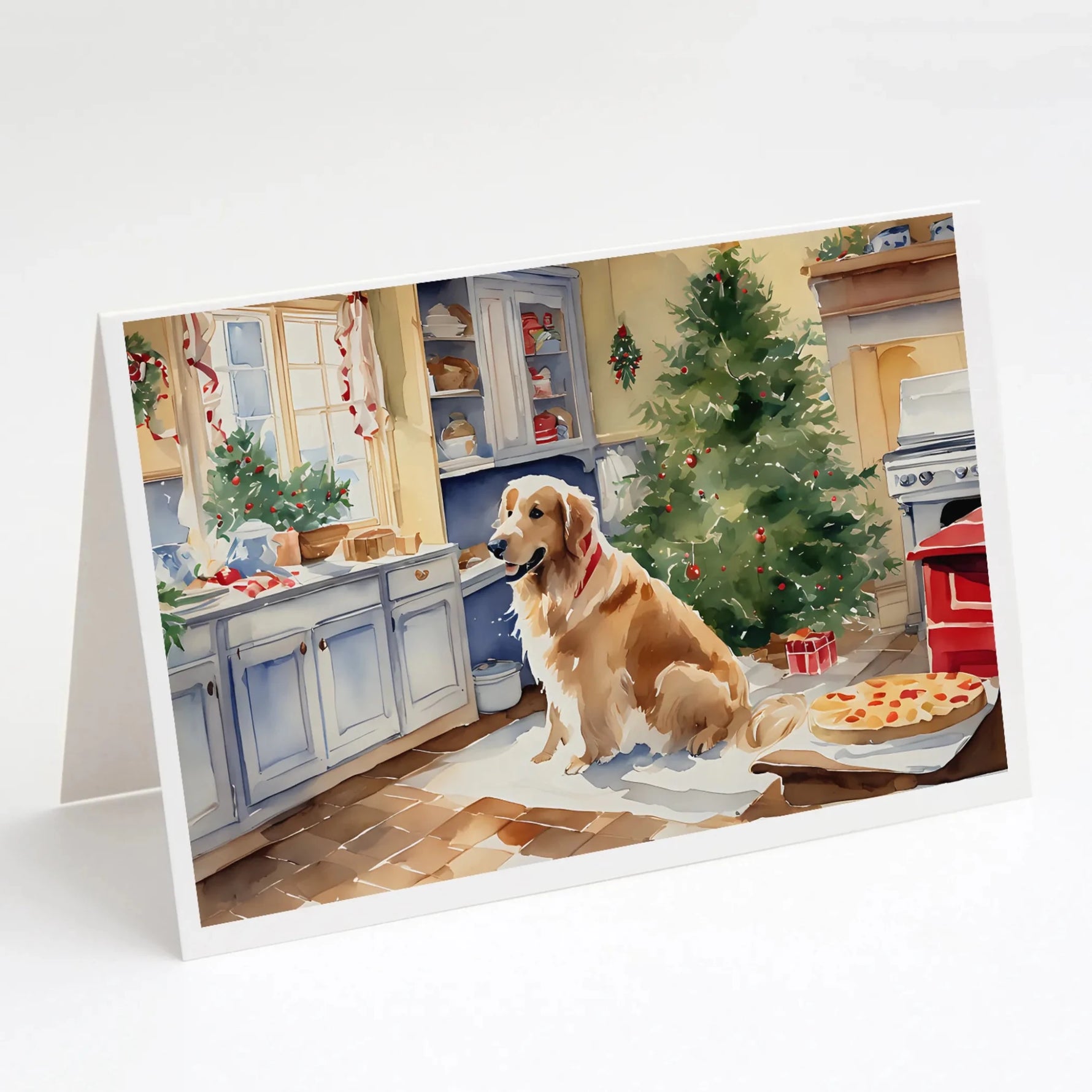 Christmas Cookies Greeting Cards - Size: 5X7 | Pack Of: 8 | Collection name: Christmas cookies-AMAZON FACTORY
