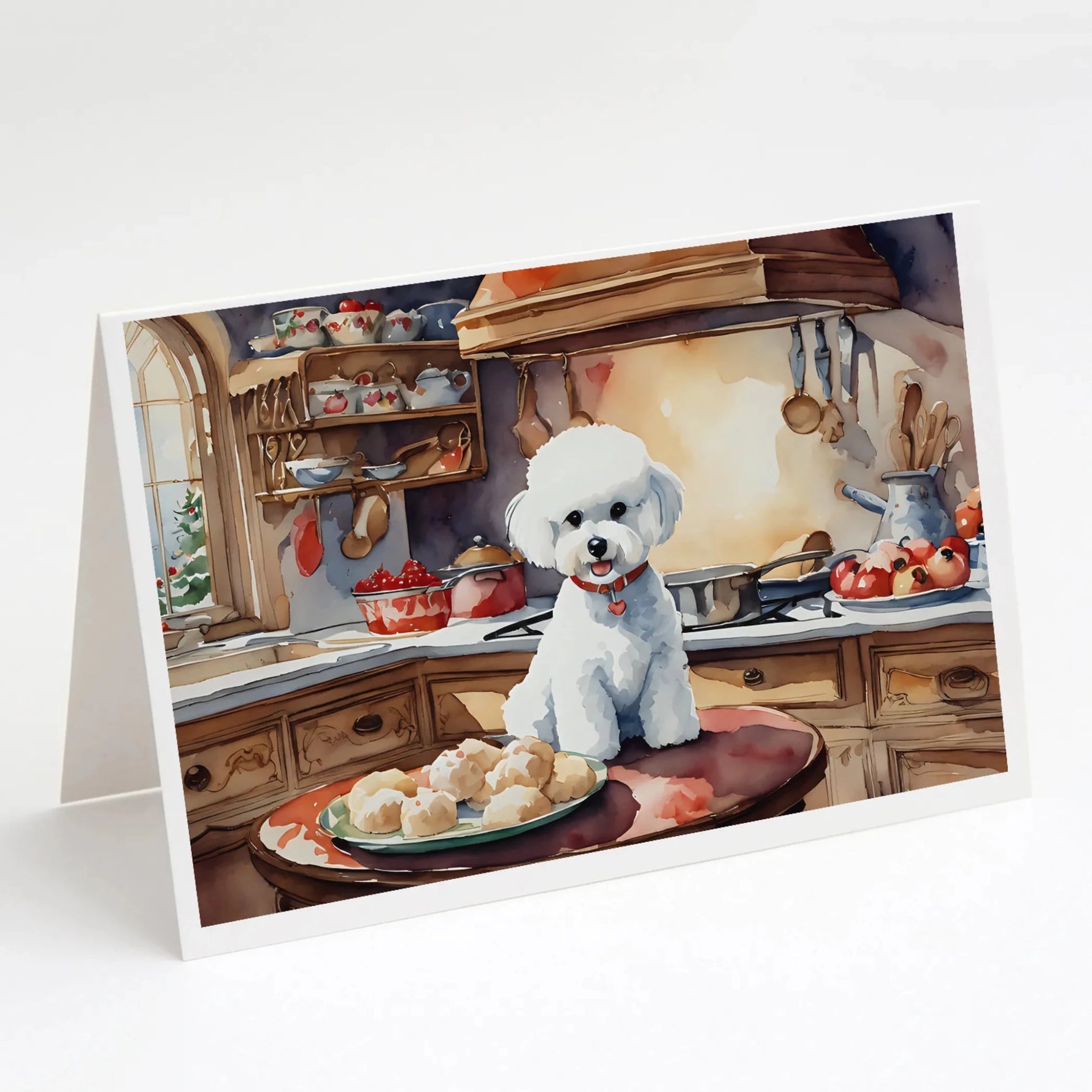 Christmas Cookies Greeting Cards - Size: 5X7 | Pack Of: 8 | Collection name: Christmas cookies-AMAZON FACTORY