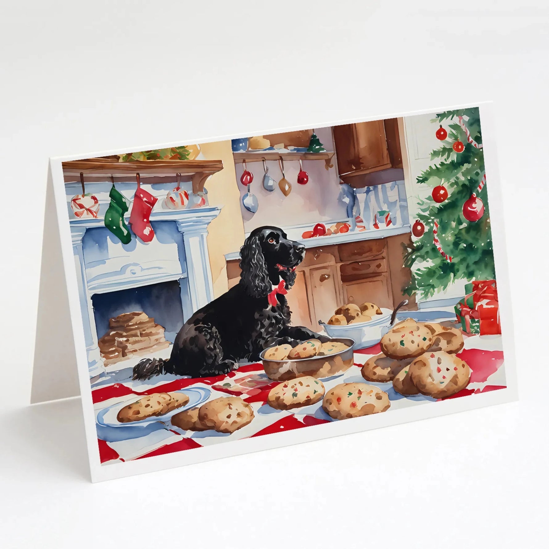Christmas Cookies Greeting Cards - Size: 5X7 | Pack Of: 8 | Collection name: Christmas cookies-AMAZON FACTORY
