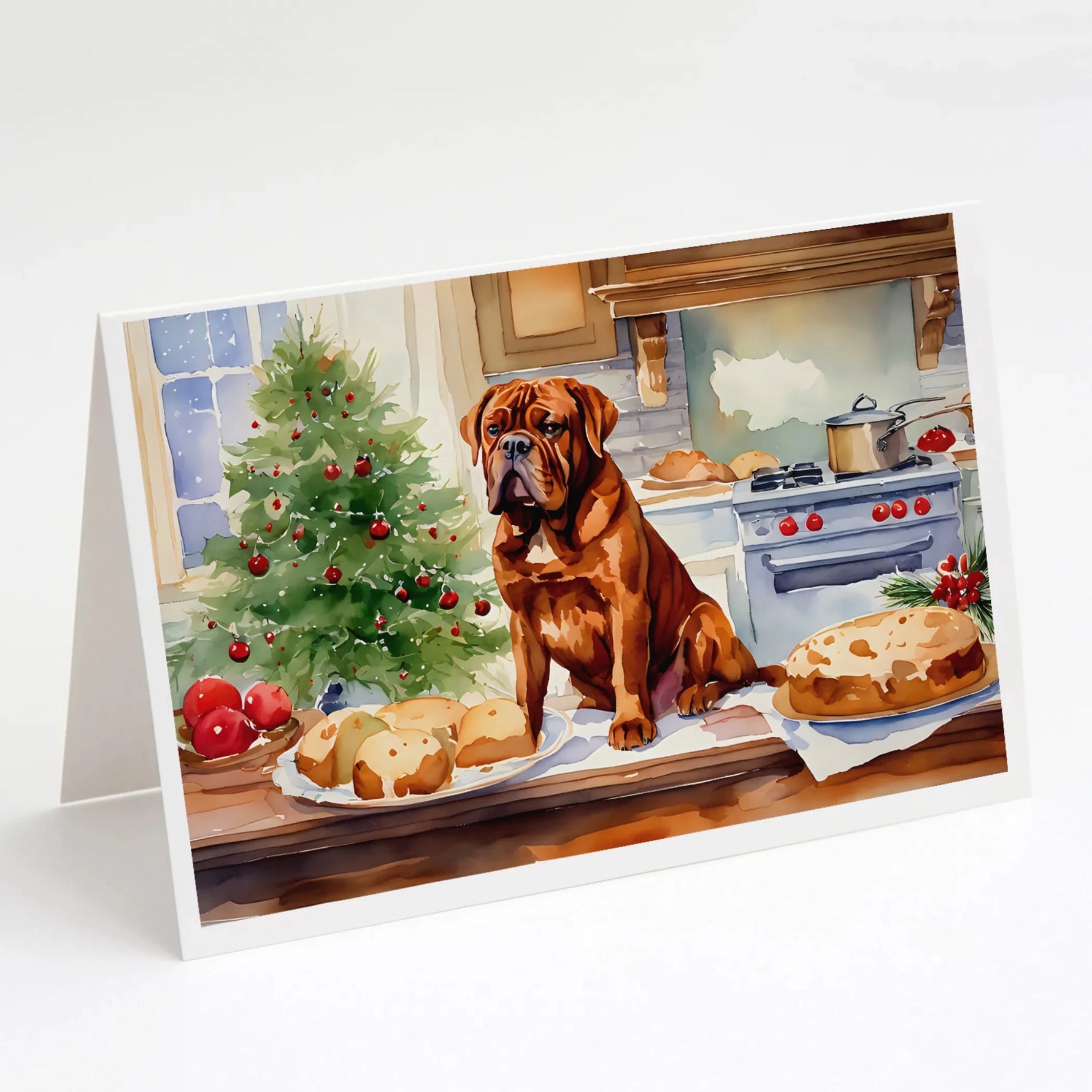 Christmas Cookies Greeting Cards - Size: 5X7 | Pack Of: 8 | Collection name: Christmas cookies-AMAZON FACTORY