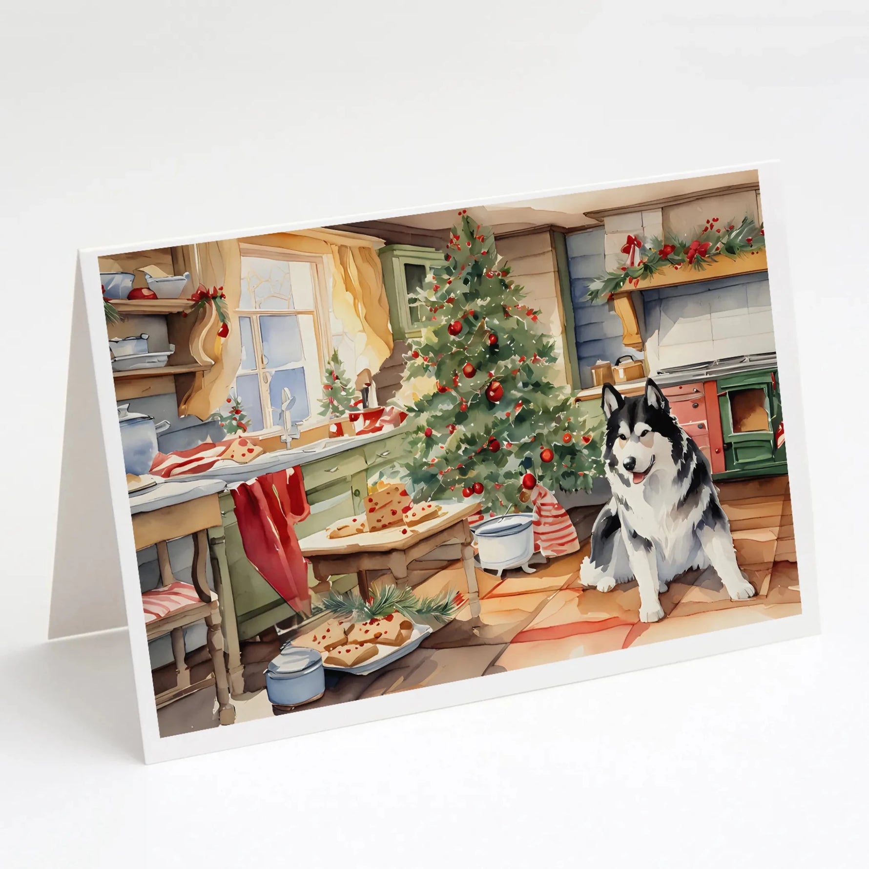 Christmas Cookies Greeting Cards - Size: 5X7 | Pack Of: 8 | Collection name: Christmas cookies-AMAZON FACTORY