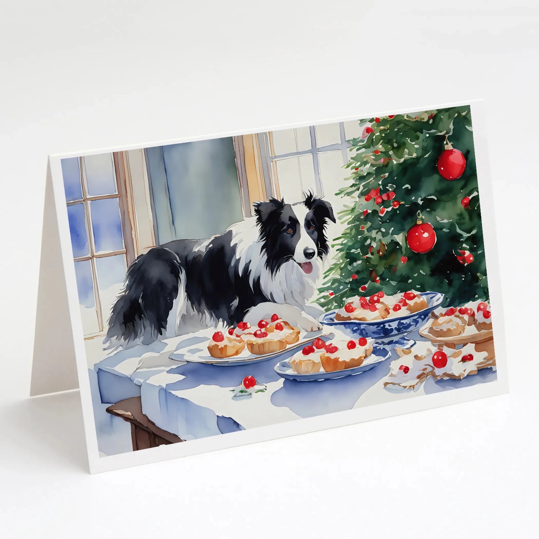 Christmas Cookies Greeting Cards - Size: 5X7 | Pack Of: 8 | Collection name: Christmas cookies-AMAZON FACTORY