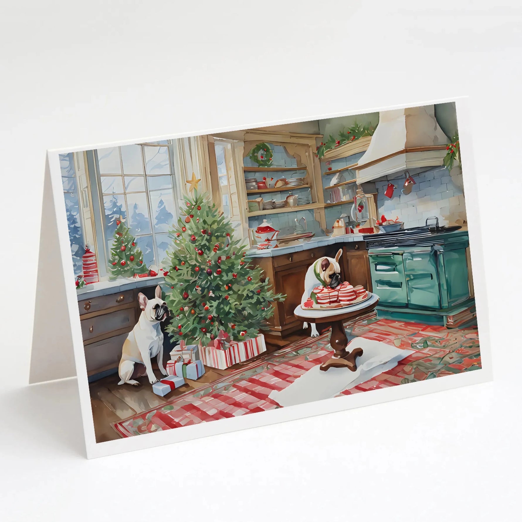 Christmas Cookies Greeting Cards - Size: 5X7 | Pack Of: 8 | Collection name: Christmas cookies-AMAZON FACTORY