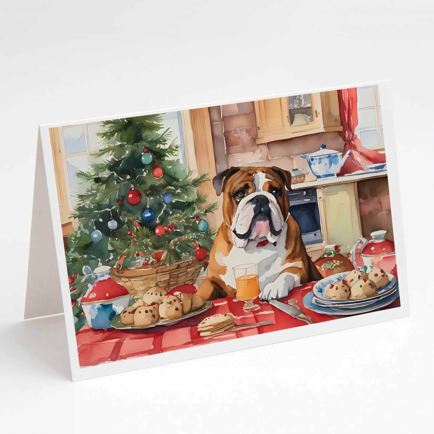 Christmas Cookies Greeting Cards - Size: 5X7 | Pack Of: 8 | Collection name: Christmas cookies-AMAZON FACTORY