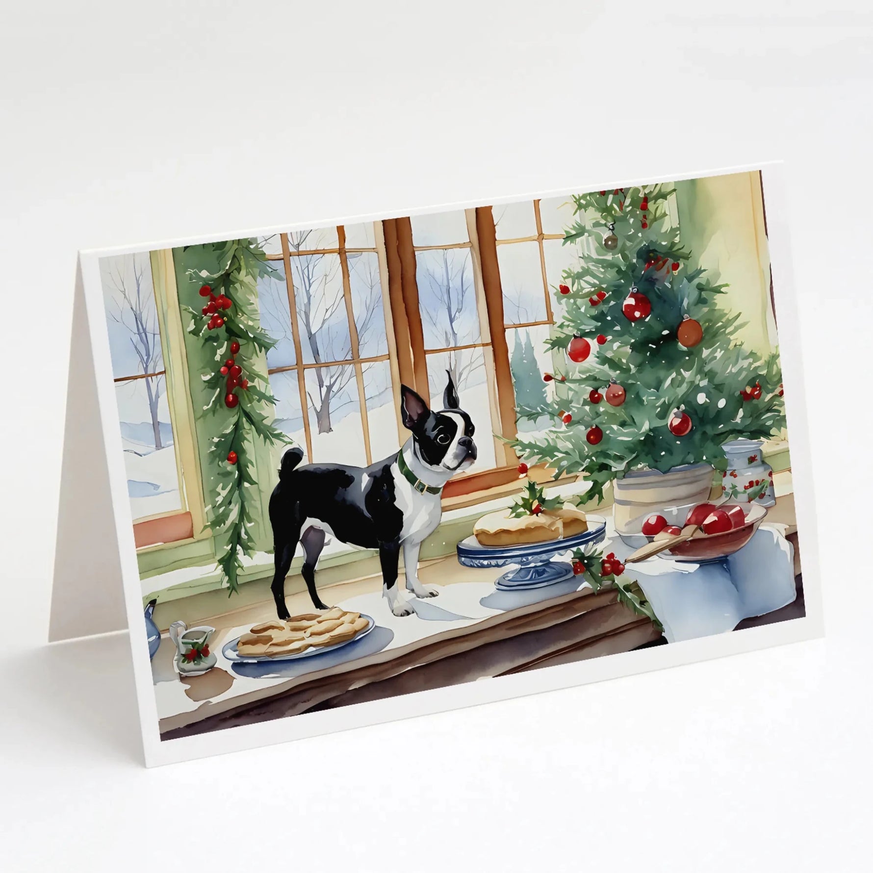 Christmas Cookies Greeting Cards - Size: 5X7 | Pack Of: 8 | Collection name: Christmas cookies-AMAZON FACTORY
