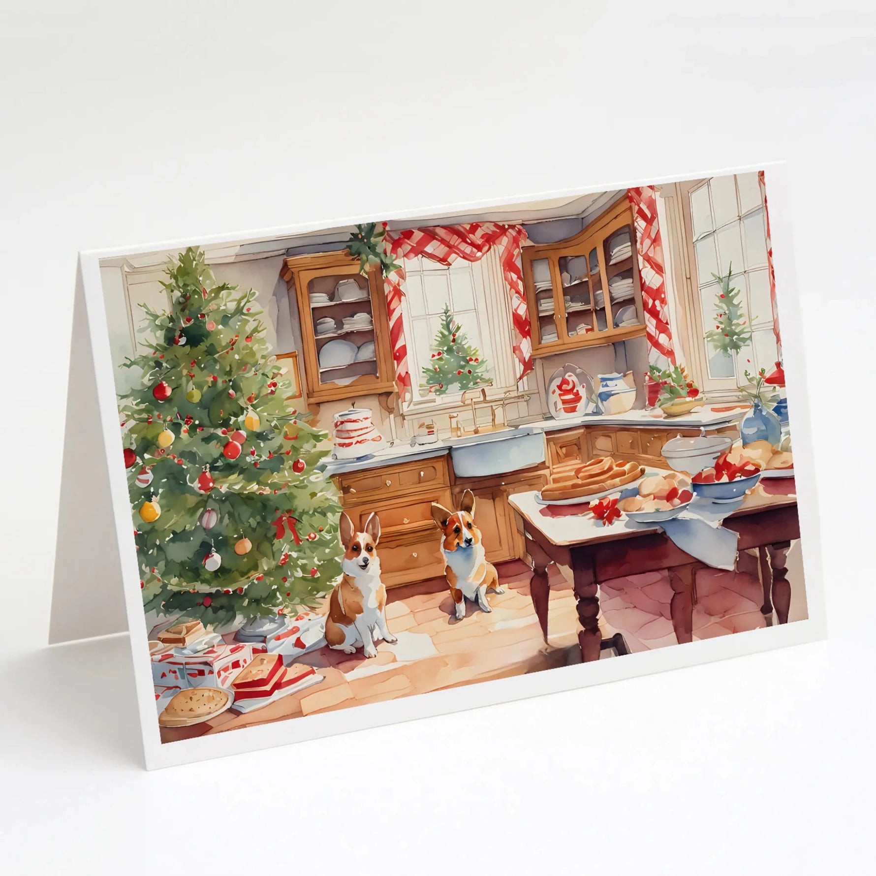 Christmas Cookies Greeting Cards - Size: 5X7 | Pack Of: 8 | Collection name: Christmas cookies-AMAZON FACTORY