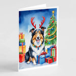 Christmas Reindeer Greeting Cards - Size: 5X7 | Pack Of: 8 | Collection name: Christmas reindeer-AMAZON FACTORY