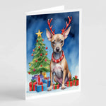Christmas Reindeer Greeting Cards - Size: 5X7 | Pack Of: 8 | Collection name: Christmas reindeer-AMAZON FACTORY