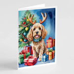 Christmas Reindeer Greeting Cards - Size: 5X7 | Pack Of: 8 | Collection name: Christmas reindeer-AMAZON FACTORY