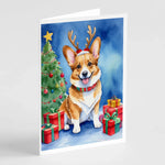 Christmas Reindeer Greeting Cards - Size: 5X7 | Pack Of: 8 | Collection name: Christmas reindeer-AMAZON FACTORY
