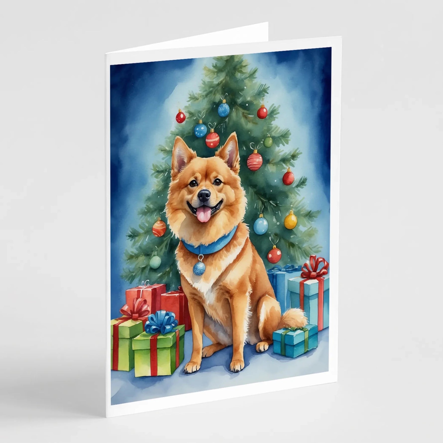 Christmas Reindeer Greeting Cards - Size: 5X7 | Pack Of: 8 | Collection name: Christmas reindeer-AMAZON FACTORY