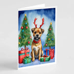 Christmas Reindeer Greeting Cards - Size: 5X7 | Pack Of: 8 | Collection name: Christmas reindeer-AMAZON FACTORY