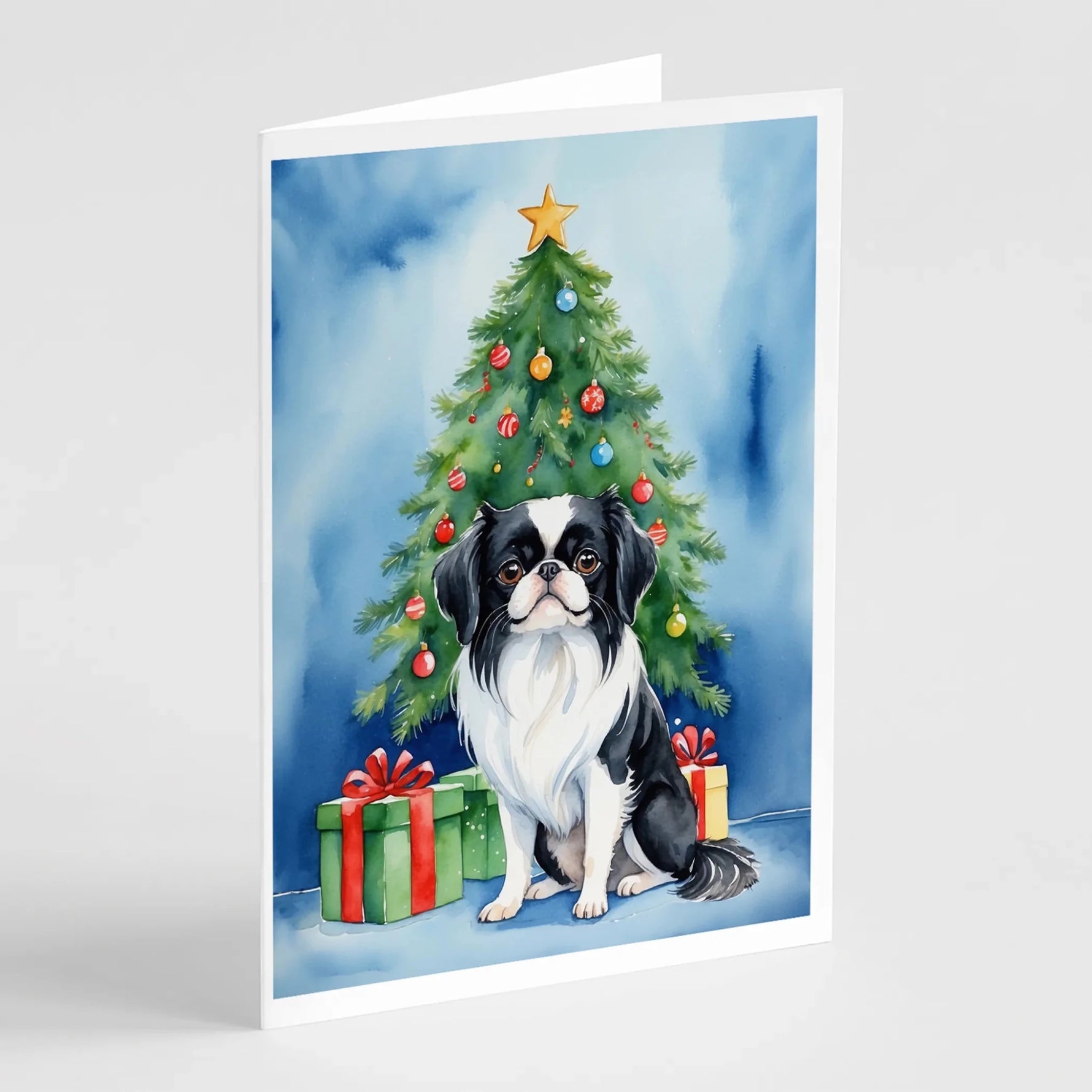 Christmas Reindeer Greeting Cards - Size: 5X7 | Pack Of: 8 | Collection name: Christmas reindeer-AMAZON FACTORY