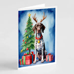 Christmas Reindeer Greeting Cards - Size: 5X7 | Pack Of: 8 | Collection name: Christmas reindeer-AMAZON FACTORY