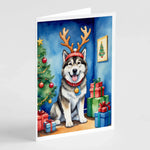 Christmas Reindeer Greeting Cards - Size: 5X7 | Pack Of: 8 | Collection name: Christmas reindeer-AMAZON FACTORY
