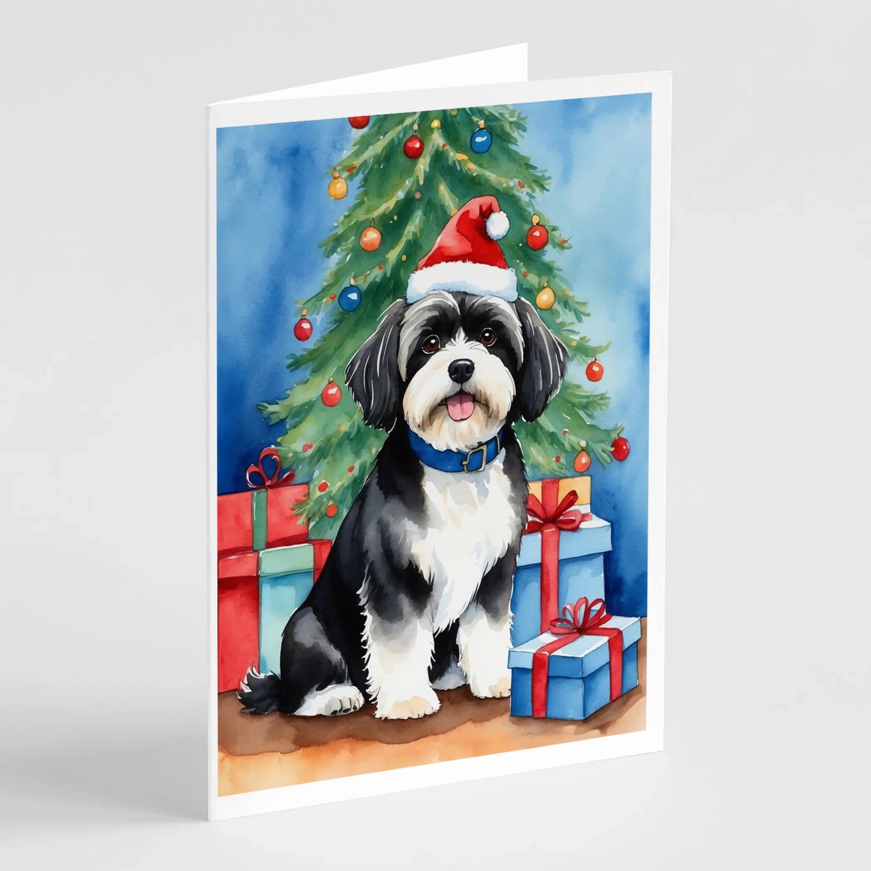 Christmas Reindeer Greeting Cards - Size: 5X7 | Pack Of: 8 | Collection name: Christmas reindeer-AMAZON FACTORY