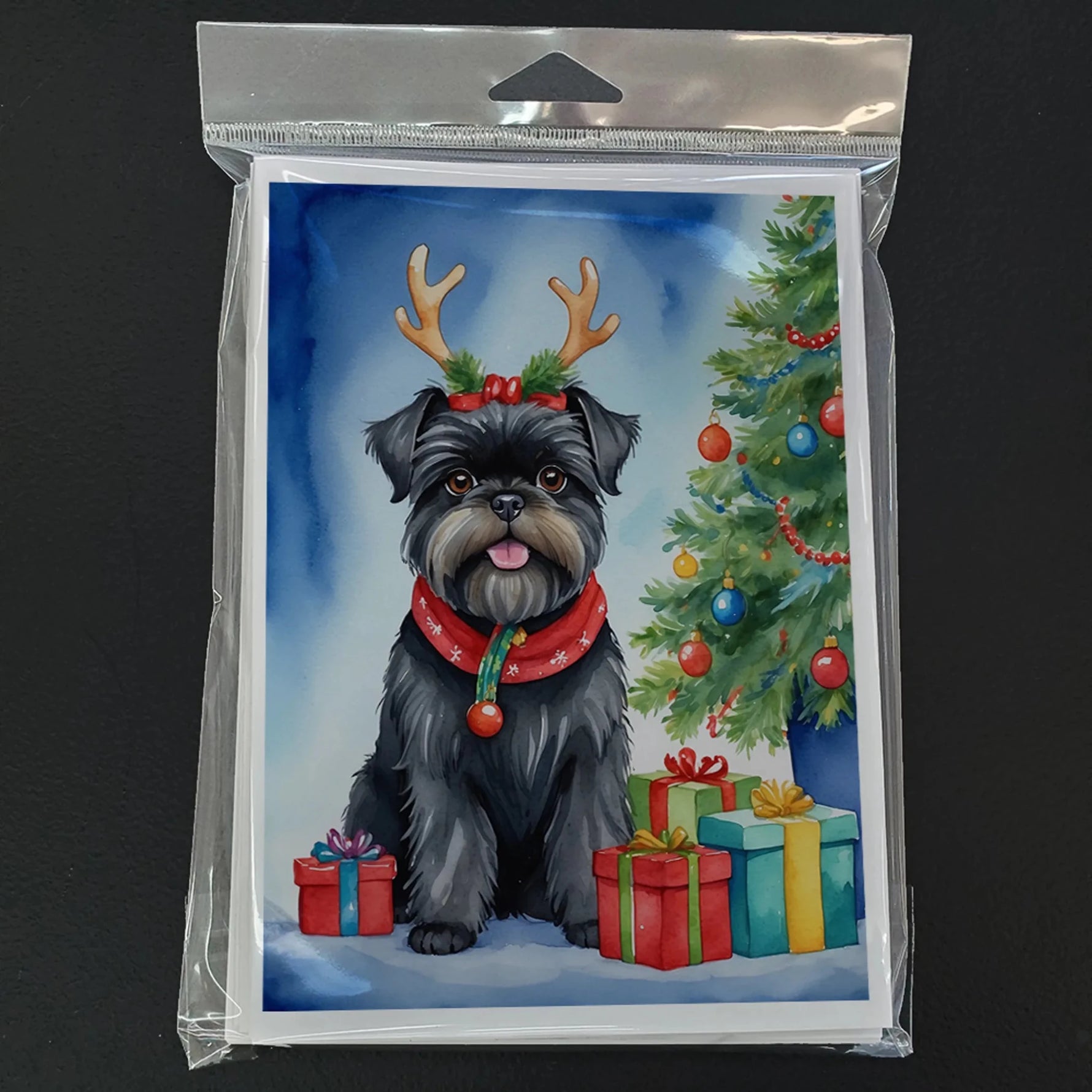 Christmas Reindeer Greeting Cards - Size: 5X7 | Pack Of: 8 | Collection name: Christmas reindeer-AMAZON FACTORY