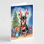 Christmas Reindeer Greeting Cards - Size: 5X7 | Pack Of: 8 | Collection name: Christmas reindeer-AMAZON FACTORY
