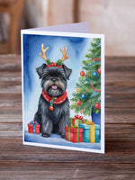 Christmas Reindeer Greeting Cards - Size: 5X7 | Pack Of: 8 | Collection name: Christmas reindeer-AMAZON FACTORY