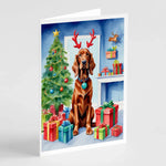 Christmas Reindeer Greeting Cards - Size: 5X7 | Pack Of: 8 | Collection name: Christmas reindeer-AMAZON FACTORY
