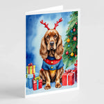 Christmas Reindeer Greeting Cards - Size: 5X7 | Pack Of: 8 | Collection name: Christmas reindeer-AMAZON FACTORY