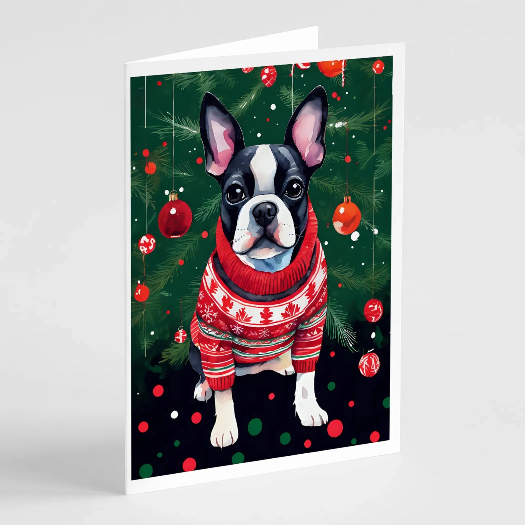 Christmas Sweaters Greeting Cards - Size: 5X7 | Pack Of: 8 | Collection name: Christmas sweaters - AMAZON FACTORY