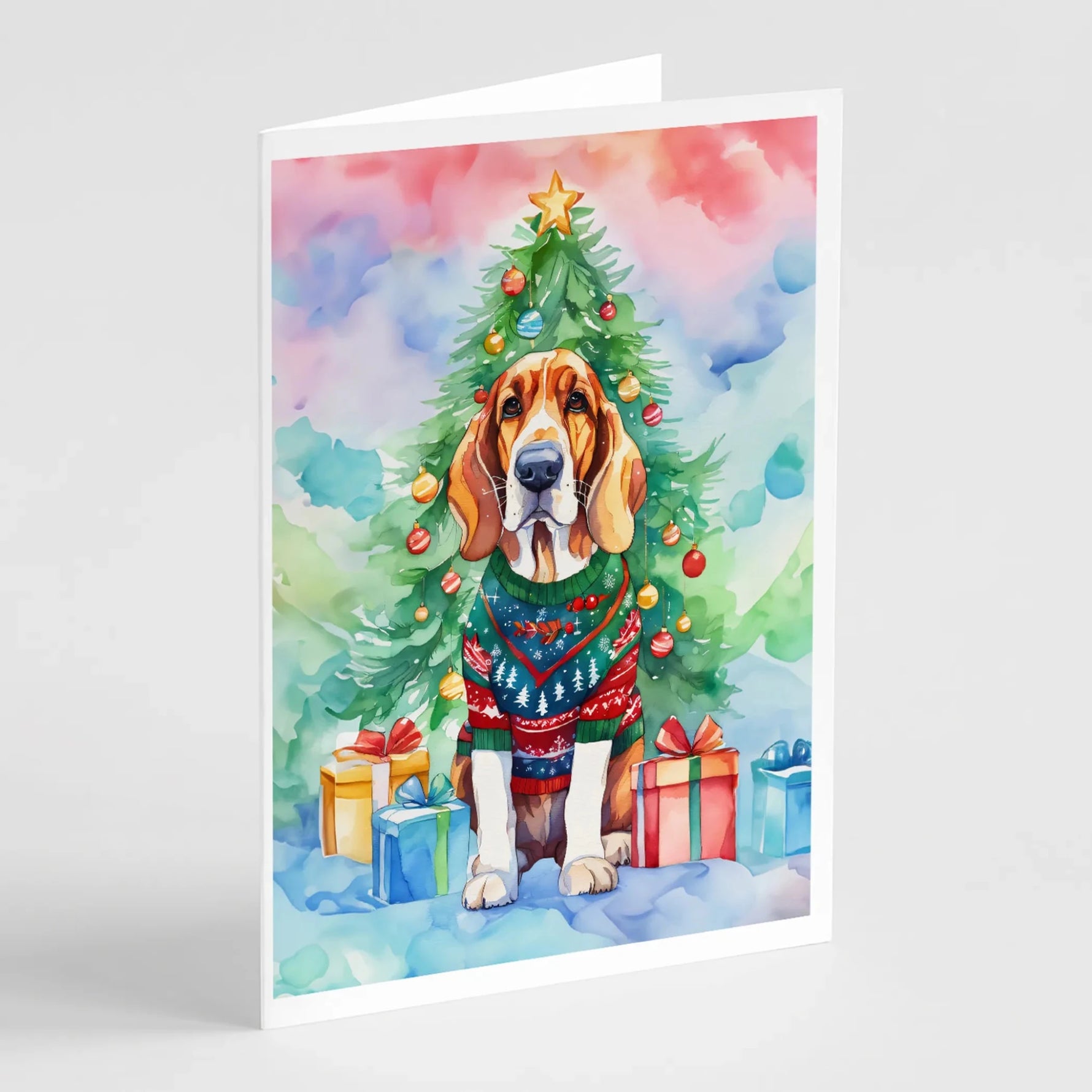 Christmas Sweaters Greeting Cards - Size: 5X7 | Pack Of: 8 | Collection name: Christmas sweaters - AMAZON FACTORY