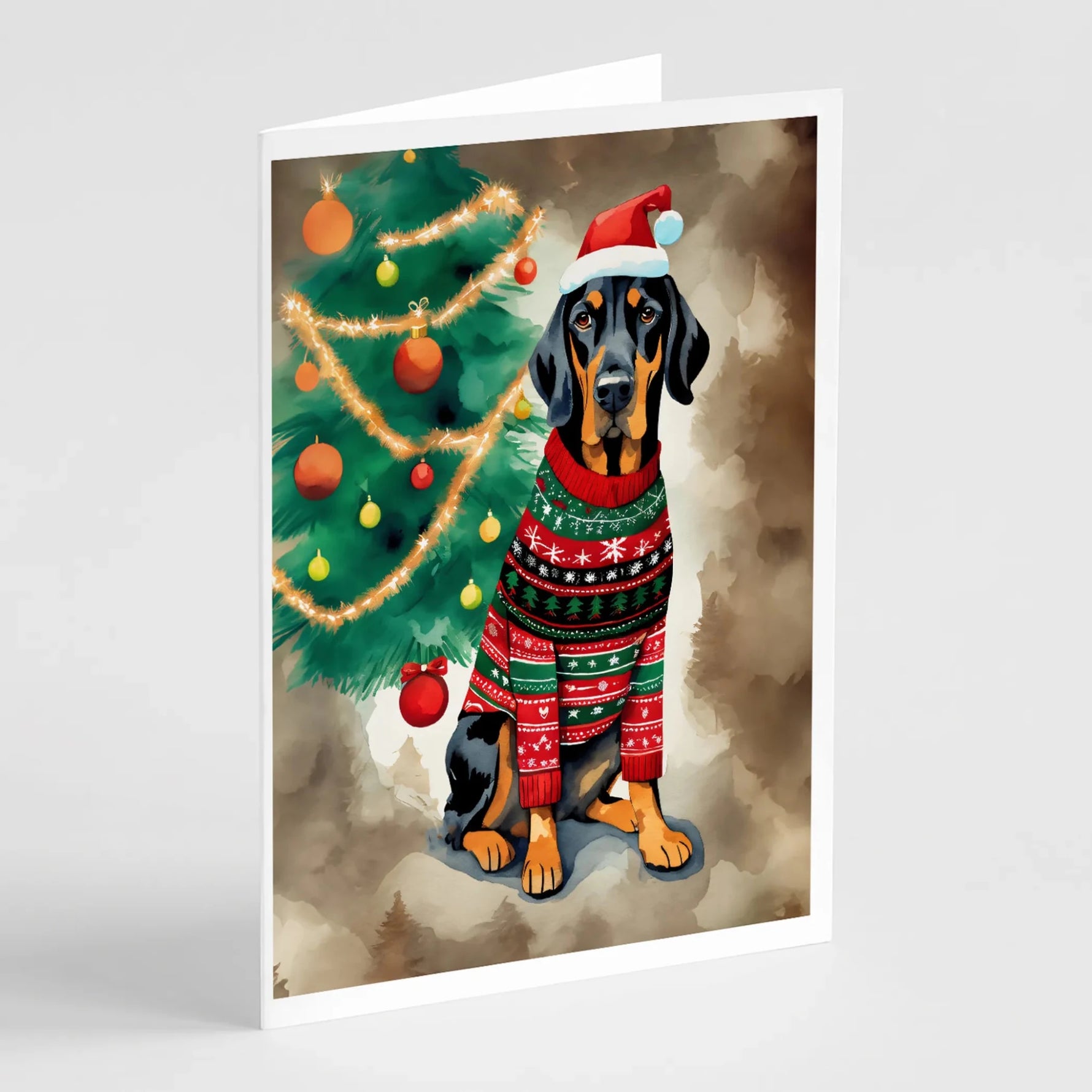 Christmas Sweaters Greeting Cards - Size: 5X7 | Pack Of: 8 | Collection name: Christmas sweaters - AMAZON FACTORY