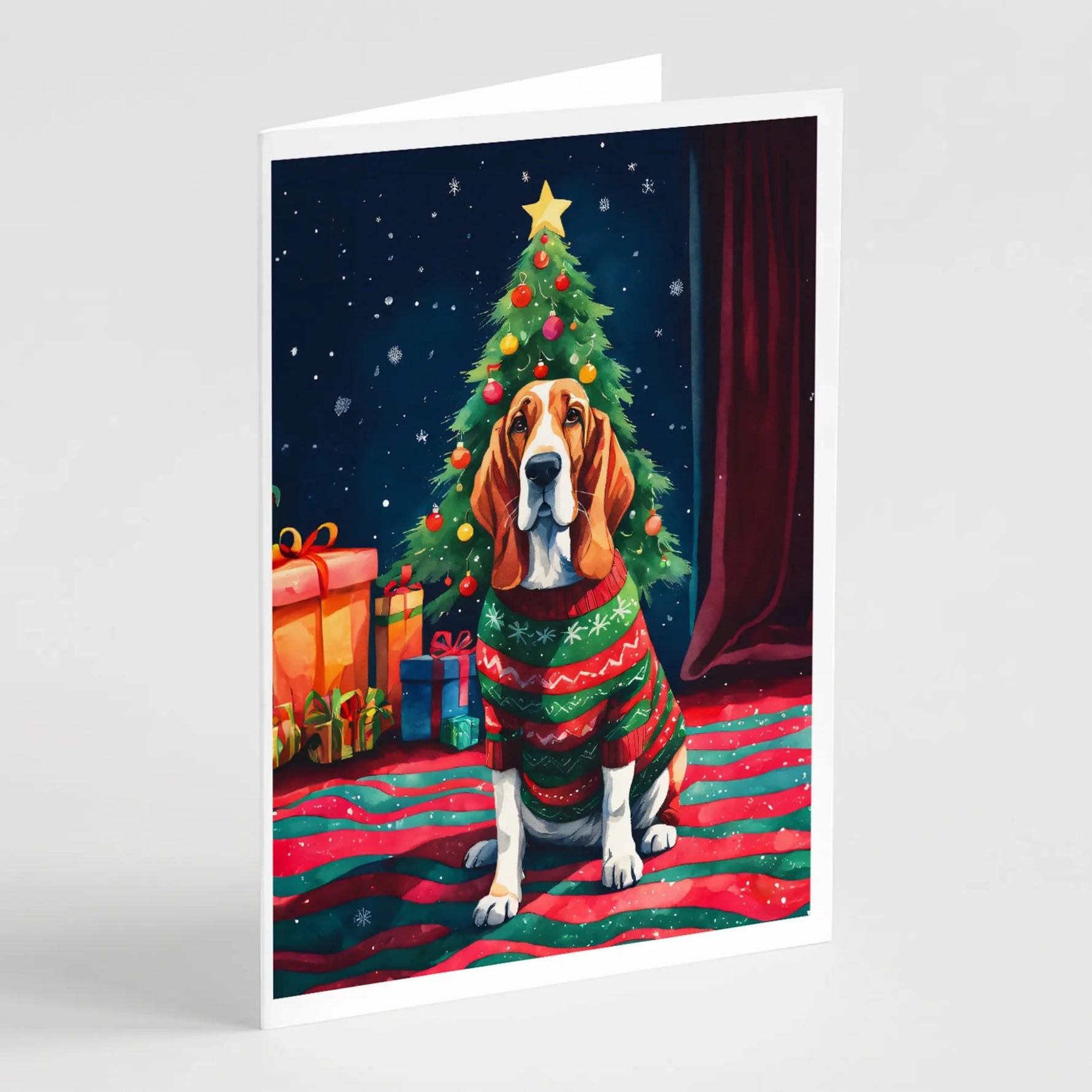 Christmas Sweaters Greeting Cards - Size: 5X7 | Pack Of: 8 | Collection name: Christmas sweaters - AMAZON FACTORY