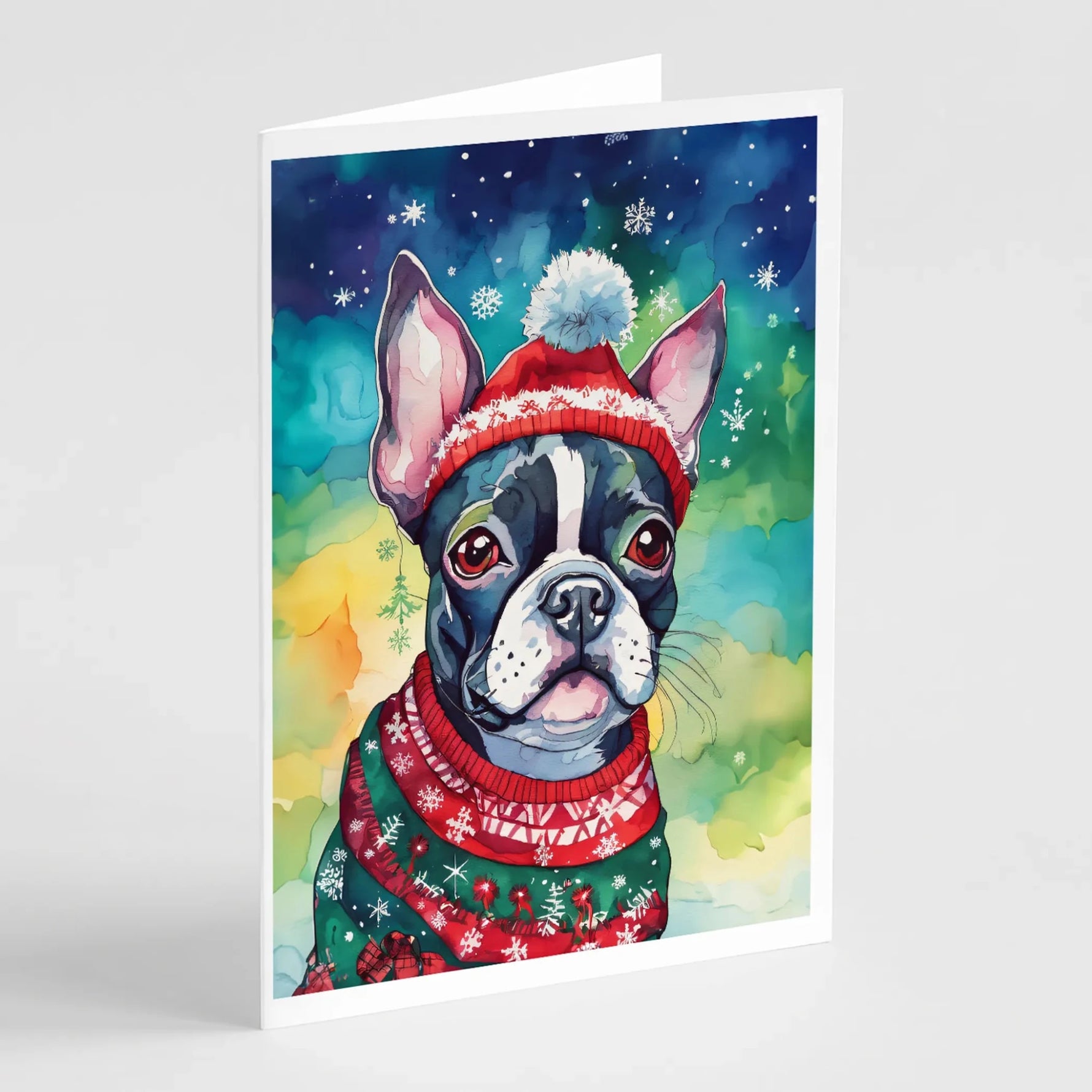 Christmas Sweaters Greeting Cards - Size: 5X7 | Pack Of: 8 | Collection name: Christmas sweaters - AMAZON FACTORY