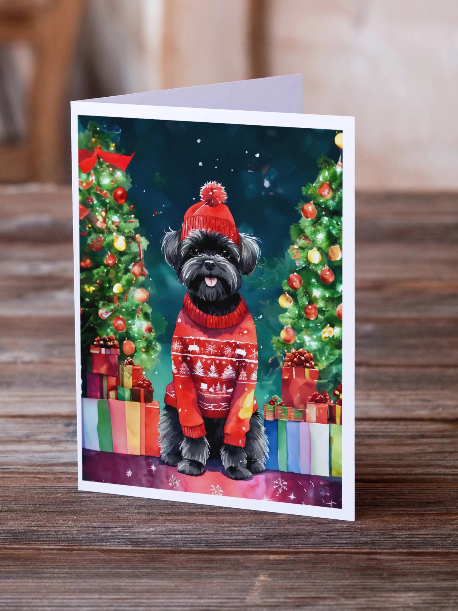 Christmas Sweaters Greeting Cards - Size: 5X7 | Pack Of: 8 | Collection name: Christmas sweaters - AMAZON FACTORY