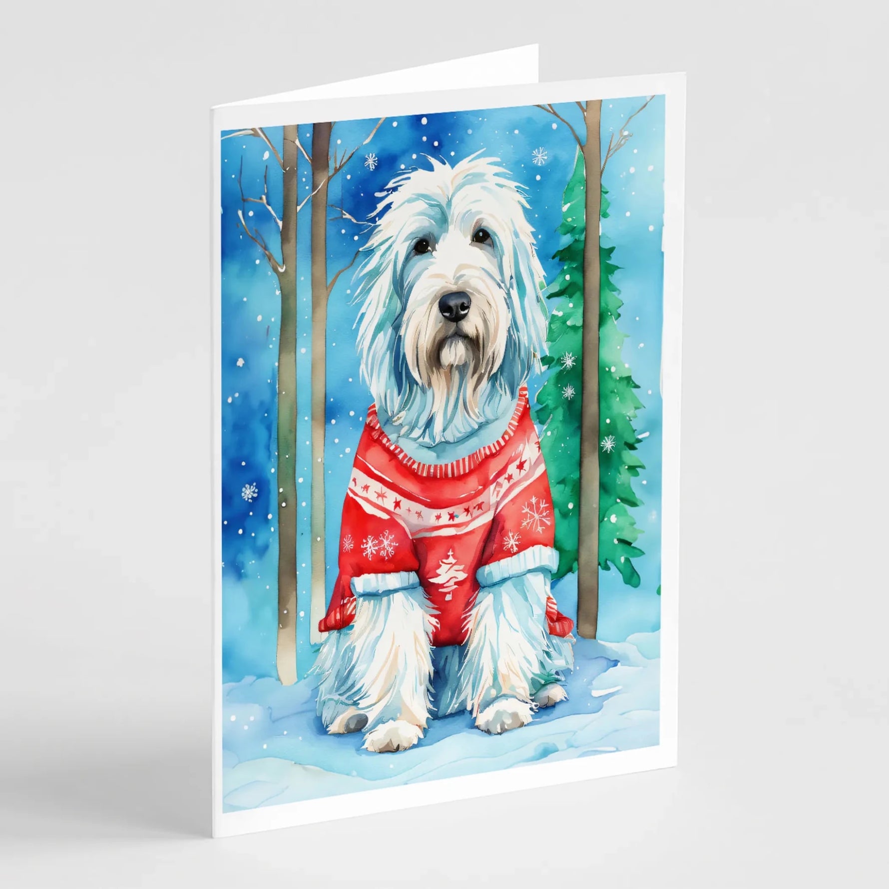 Christmas Sweaters Greeting Cards - Size: 5X7 | Pack Of: 8 | Collection name: Christmas sweaters - AMAZON FACTORY