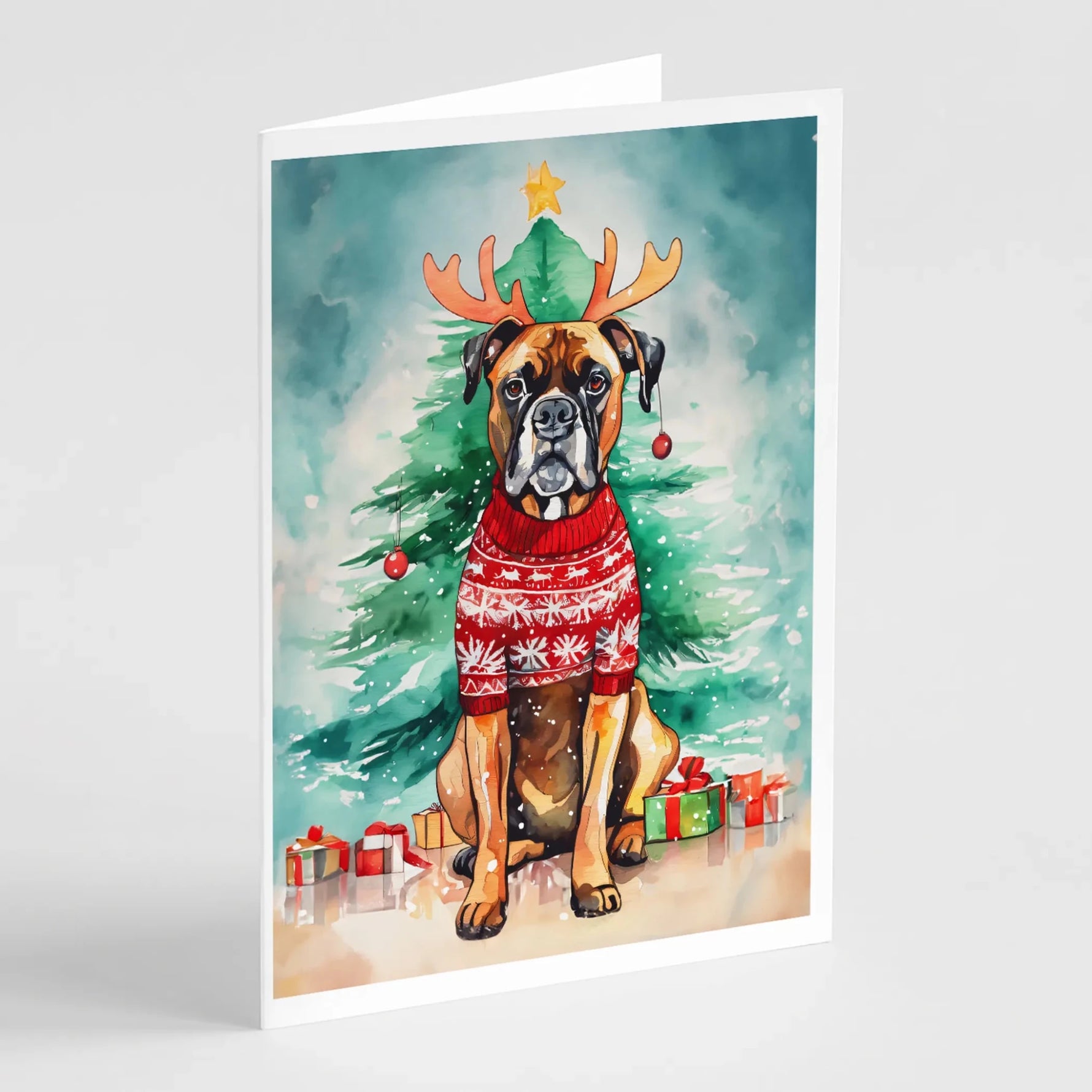 Christmas Sweaters Greeting Cards - Size: 5X7 | Pack Of: 8 | Collection name: Christmas sweaters - AMAZON FACTORY