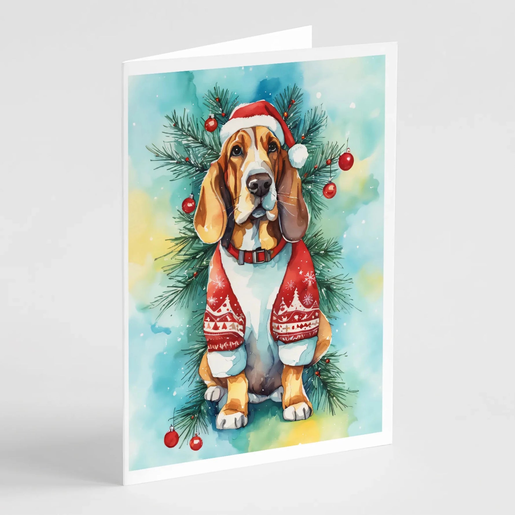 Christmas Sweaters Greeting Cards - Size: 5X7 | Pack Of: 8 | Collection name: Christmas sweaters - AMAZON FACTORY