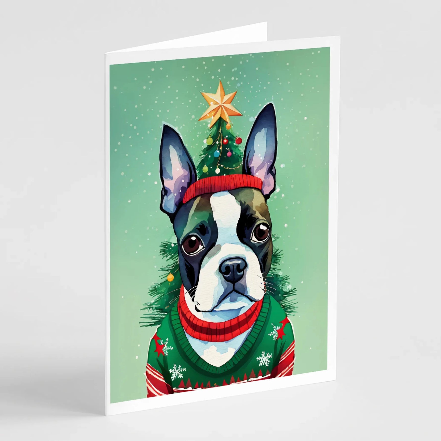 Christmas Sweaters Greeting Cards - Size: 5X7 | Pack Of: 8 | Collection name: Christmas sweaters - AMAZON FACTORY