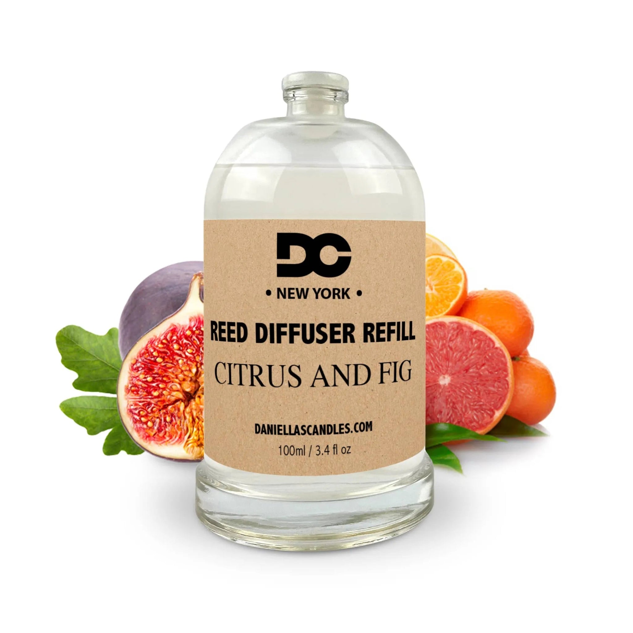 "Citrus and Fig" Reed Diffuser Refill Oil - AMAZON FACTORY