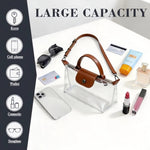 Clear Bag for Stadium Events,Small Clear Purse Crossbody Bags for Women for World Cup 2026 Party Concert Sport Events-AMAZON FACTORY