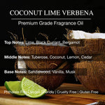 "Coconut Lime" Verbena Reed Diffuser Refill Oil - AMAZON FACTORY