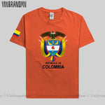 Colombia men t shirt fashion nation team jerseys tee shirt women cotton t-shirts streetwear fitness clothes country tops new COL-AMAZON FACTORY