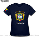 Colombia men t shirt fashion nation team jerseys tee shirt women cotton t-shirts streetwear fitness clothes country tops new COL-AMAZON FACTORY