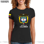 Colombia men t shirt fashion nation team jerseys tee shirt women cotton t-shirts streetwear fitness clothes country tops new COL-AMAZON FACTORY