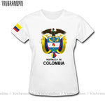 Colombia men t shirt fashion nation team jerseys tee shirt women cotton t-shirts streetwear fitness clothes country tops new COL-AMAZON FACTORY