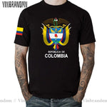 Colombia men t shirt fashion nation team jerseys tee shirt women cotton t-shirts streetwear fitness clothes country tops new COL-AMAZON FACTORY