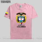Colombia men t shirt fashion nation team jerseys tee shirt women cotton t-shirts streetwear fitness clothes country tops new COL-AMAZON FACTORY