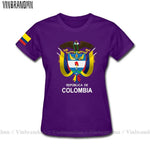 Colombia men t shirt fashion nation team jerseys tee shirt women cotton t-shirts streetwear fitness clothes country tops new COL-AMAZON FACTORY
